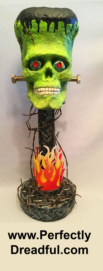 frankenstein skull perfectly dreadful